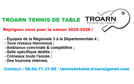 [RECRUTEMENT SAISON 2025-2026] 🏓