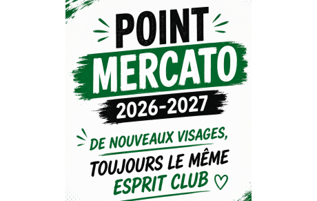 🏓 [MUTATIONS 2026-2027] – Un retour qui fait plaisir ! 💚🤍